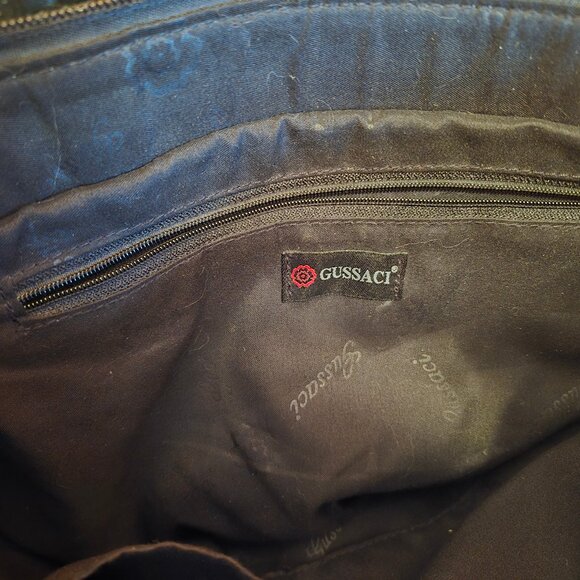 Gussaci purse handbag with ponpon keychain - Picture 3 of 12